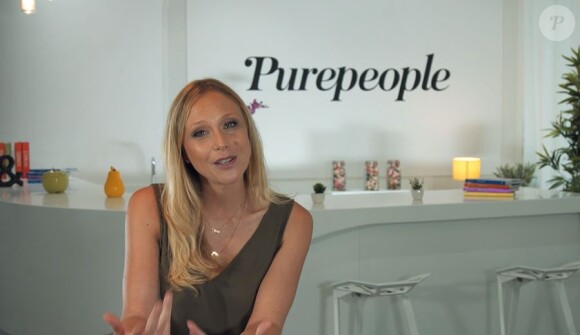 Julie Taton, chroniqueuse du "Débrief" de "Secret Story 10' en interview pour Purepeople