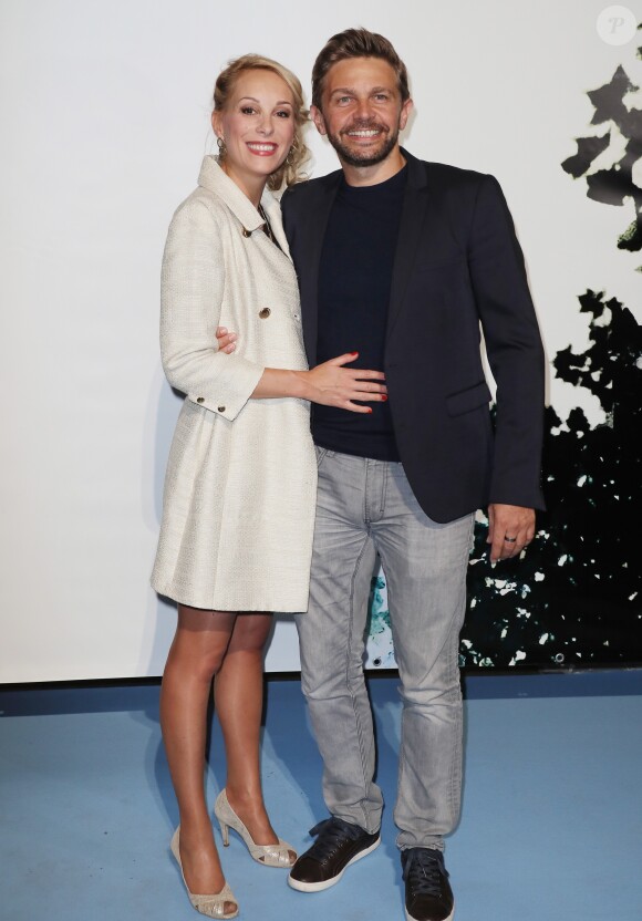 L'actrice Julia Dorval et l'acteur Aliocha Itovich pendant la soirée du téléfilm "La main du mal" lors de la 18ème édition du festival de la fiction TV 2016 de La Rochelle, France, le 15 septembre 2016. © Patrick Bernard/Bestimage