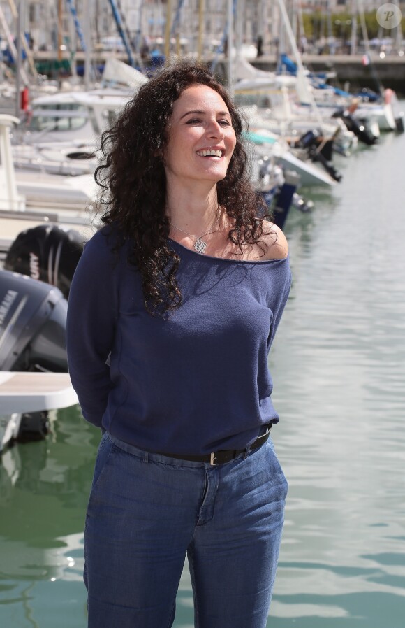 Elsa Lunghini pendant le photocall pour la série "Mon frère bien aimé" lors de la 18ème édition du festival de la fiction TV 2016 de La Rochelle, France, le 15 septembre 2016. © Patrick Bernard/Bestimage