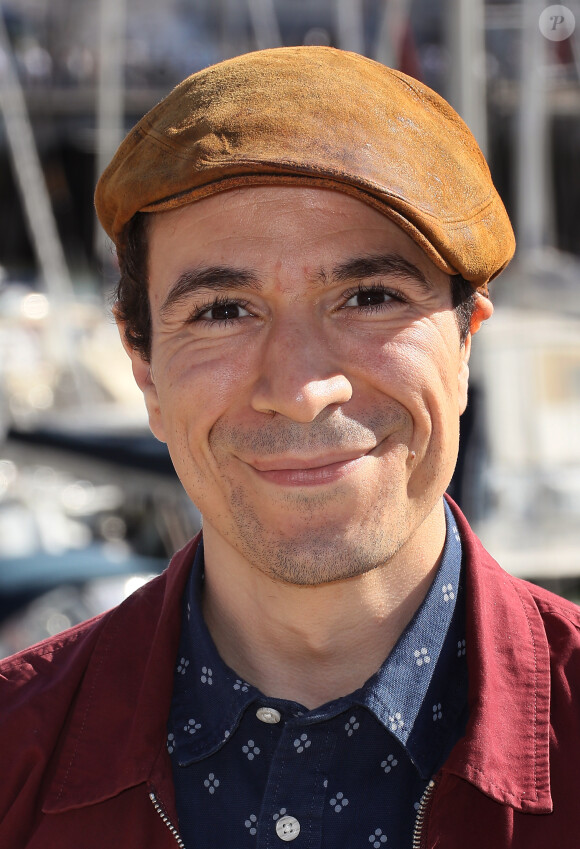 Yacine Belhousse pour la série "Dead Land, les escapes" - Photocall lors du 18ème Festival de la Fiction TV de La Rochelle. Le 15 septembre 2016 © Patrick Bernard / Bestimage