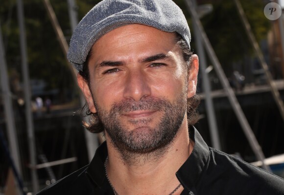 Grégory Fitoussi pour la série "Les hommes de l'ombre" - Photocall lors du 18ème Festival de la Fiction TV de La Rochelle. Le 15 septembre 2016 © Patrick Bernard / Bestimage