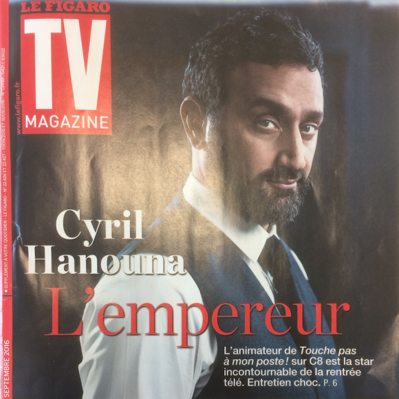 TV Magazine en kiosques le 16 septembre 2016.