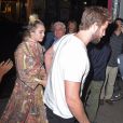 Liam Hemsworth et Miley Cyrus se promènent à New York, le 15 septembre 2016.