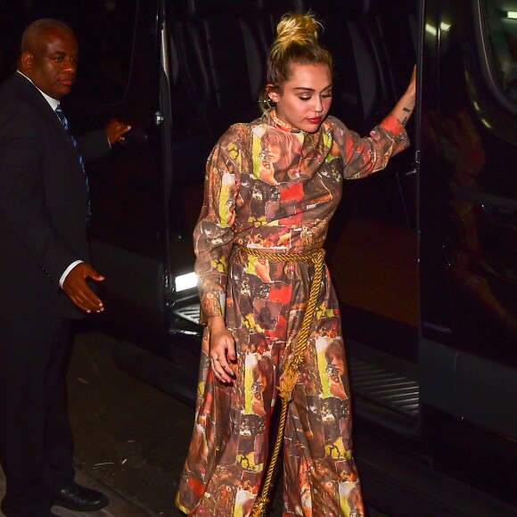 Miley Cyrus se promène à New York, le 15 septembre 2016.