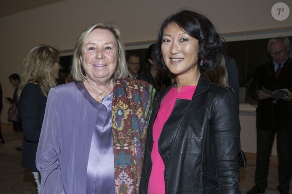 Maryvonne Pinault et Fleur Pellerin - Vernissage de l'exposition "Echos" pour l'inauguration du nouveau siège de Kering dans l'ancien hôpital Laennec et à l'occasion des Journées du Patrimoine à Paris. Une partie des oeuvres fait partie de la collection Pinault. Le 16 septembre 2016 © Olivier Borde / Bestimage