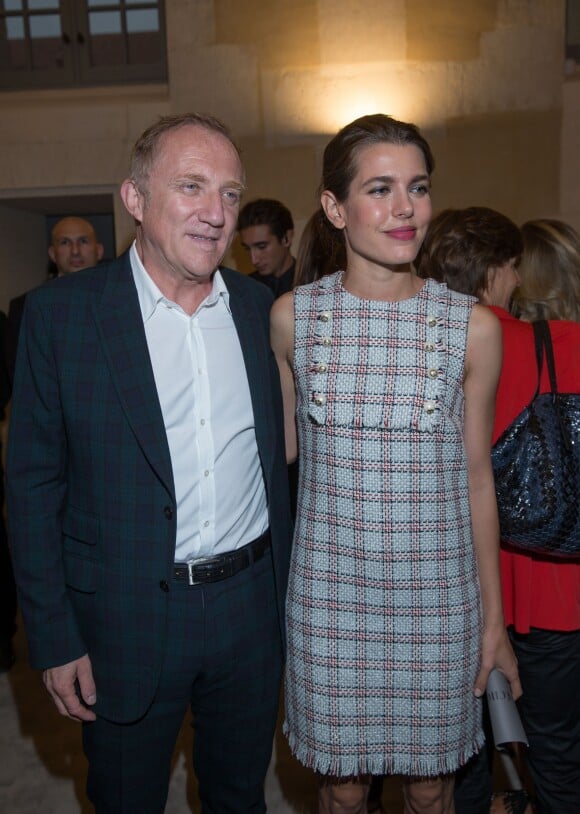 François-Henri Pinault, Charlotte Casiraghi - Vernissage de l'exposition "Echos" pour l'inauguration du nouveau siège de Kering dans l'ancien hôpital Laennec et à l'occasion des Journées du Patrimoine à Paris. Une partie des oeuvres fait partie de la collection Pinault. Le 16 septembre 2016 © Olivier Borde / Bestimage