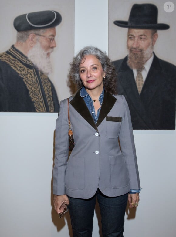 Judith Benhamou-Huet - Vernissage de l'exposition "Echos" pour l'inauguration du nouveau siège de Kering dans l'ancien hôpital Laennec et à l'occasion des Journées du Patrimoine à Paris. Une partie des oeuvres fait partie de la collection Pinault. Le 16 septembre 2016 © Olivier Borde / Bestimage