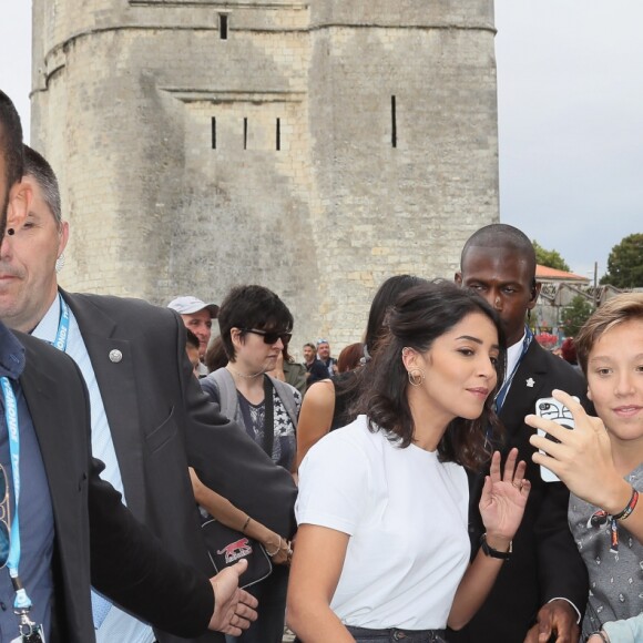 Leïla Bekhti au photocall du téléfilm "Jour Polaire" lors du 18ème Festival de la Fiction TV de La Rochelle. Le 17 septembre 2016 © Patrick Bernard / Bestimage