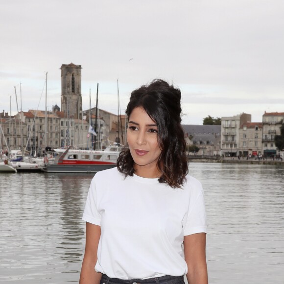 Leïla Bekhti au photocall du téléfilm "Jour Polaire" lors du 18ème Festival de la Fiction TV de La Rochelle. Le 17 septembre 2016 © Patrick Bernard / Bestimage