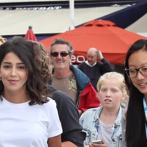 Leïla Bekhti au photocall du téléfilm "Jour Polaire" lors du 18ème Festival de la Fiction TV de La Rochelle. Le 17 septembre 2016 © Patrick Bernard / Bestimage