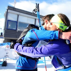 Pippa Middleton et James Matthews lors de la course de ski de fond Birkebeiner à Lillehammer le 19 mars 2016