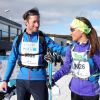 Pippa Middleton et James Matthews lors de la course de ski de fond Birkebeiner à Lillehammer le 19 mars 2016