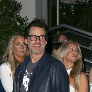 Jim Carrey quitte une soirée à Los Angeles le 17 septembre 2016. © CPA / Bestimage