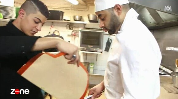 Mohamed de la saison 5 de "Top Chef" chef d'un restaurant, passe dans un reportage de "Zone Interdite", dimanche 18 septembre 2016, sur M6