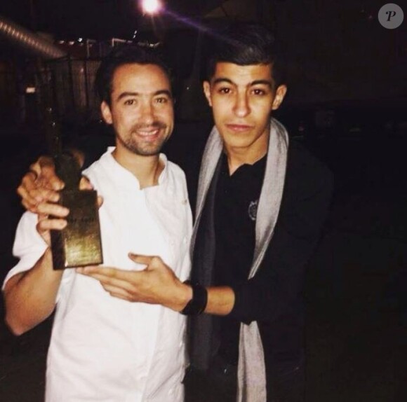 Mohamed et Pierre Augé, vainqueur de "Top Chef 2014", sur Twitter, le 26 avril 2016