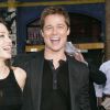 Brad Pitt et Angelina Jolie à Los Angeles en 2007.