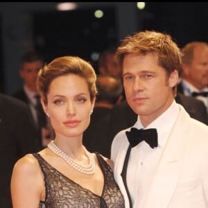 Brad Pitt et Angelina Jolie à Venise en 2007.