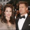 Brad Pitt et Angelina Jolie à Cannes en 2008.