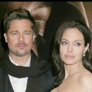 Brad Pitt, Angelina Jolie à New York en octobre 2008.