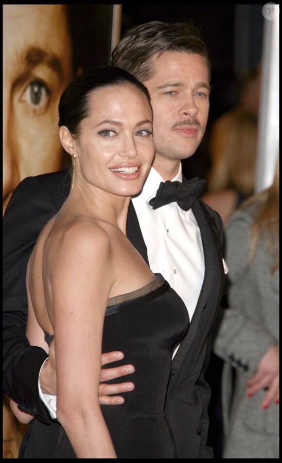 Brad Pitt et Angelina Jolie à Los Angeles en décembre 2008.