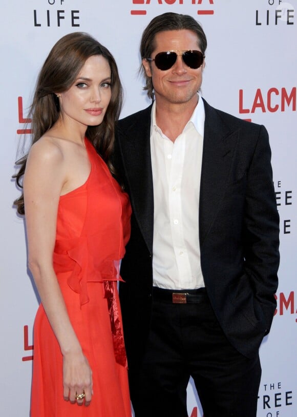 Brad Pitt et Angelina Jolie à Los Angeles en mai 2011.
