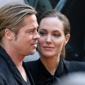 Brad Pitt et Angelina Jolie à Paris en juin 2013.