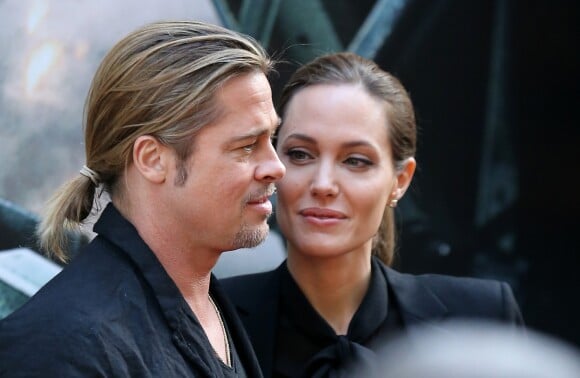 Brad Pitt et Angelina Jolie à Paris en juin 2013.