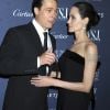 Angelina Jolie et son mari Brad Pitt - People aux Wall Street Journal Innovator Awards 2015 le 4 novembre 2015 à New York