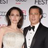 Angelina Jolie et son mari Brad Pitt - Première de "By the Sea" à Los Angeles le 5 novembre 2015
