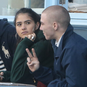 Rocco Ritchie et Kim Turnbull déjeunent avec d'autres amis à Londres le 23 septembre 2016.