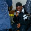 Le défenseur du Paris Saint-Germain (PSG) Serge Aurier arrive dans la 30e chambre du tribunal correctionnel, au palais de justice de Paris, France, le 26 septembre 2016. Serge Aurier est poursuivi pour violences volontaires sur personne dépositaire de l'autorité publique (policier), ayant entraîné une incapacité totale de travail (ITT) d'un jour lors d'une altercation avec la police après une sortie de boîte de nuit. © CVS/Bestimage