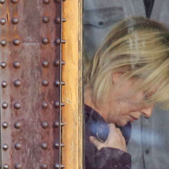 Exclusif - Charlize Theron enceinte pour les besoins du tournage du film 'Tully' à Vancouver, le 22 septembre 2016