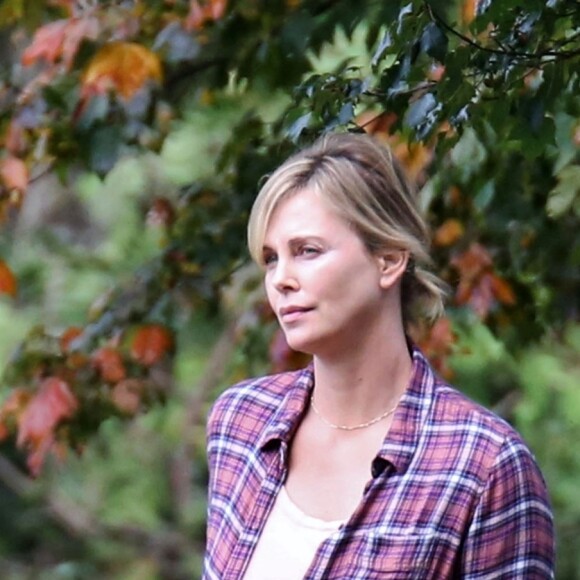 Charlize Theron a pris du poids pour le tournage du film Tully' à Vancouver, le 26 septembre 2016