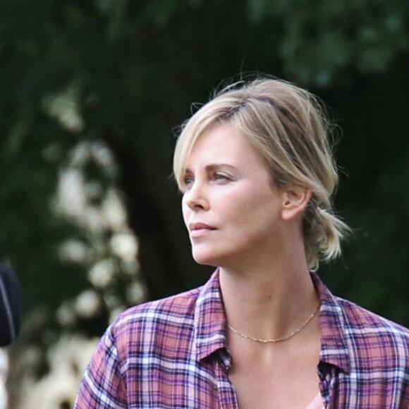 Charlize Theron a pris du poids pour le tournage du film Tully' à Vancouver, le 26 septembre 2016