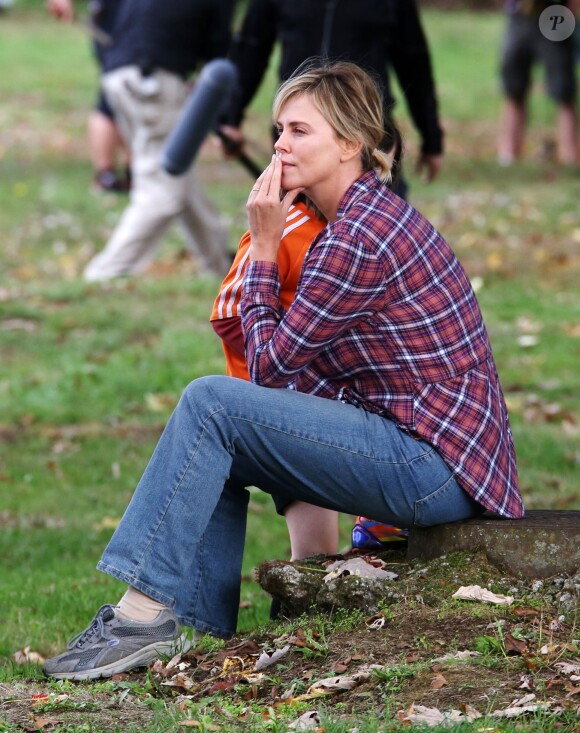 Charlize Theron a pris du poids pour le tournage du film Tully' à Vancouver, le 26 septembre 2016