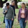 Charlize Theron et Ron Livingston - Charlize Theron a pris du poids pour le tournage du film Tully' à Vancouver, le 26 septembre 2016