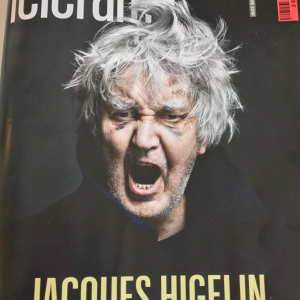 Jacques Higelin en couverture de "Télérama", le 27 septembre 2016.