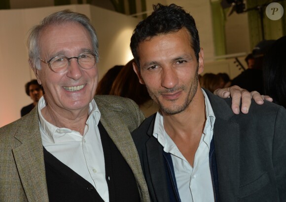 Bernard Le Coq et Kamel Belghazi à la soirée de vernissage de la FIAC 2014 organisée par ORANGE au Grand Palais à Paris, le 22 octobre 2014