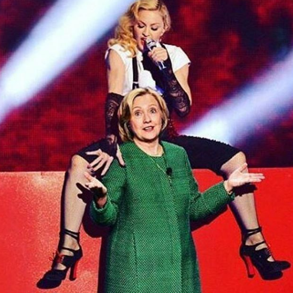 Madonna soutient Hillary Clinton sur Instagram, le 27 septembre 2016.