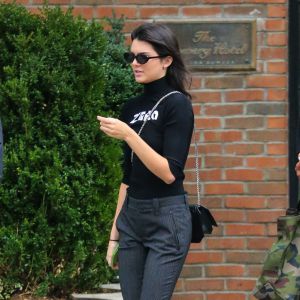 Kendall Jenner quitte The Bowery Hotel à New York. Le 29 septembre 2016.