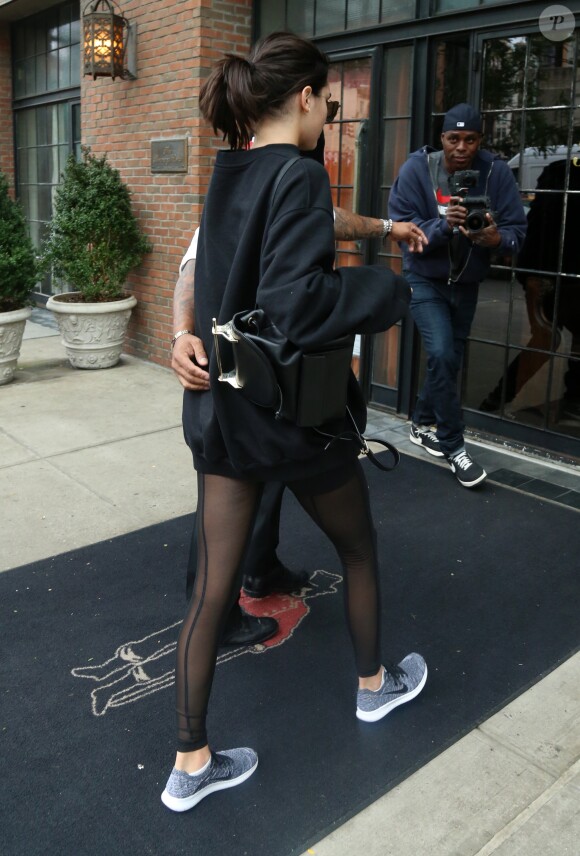 Kendall Jenner de retour au Bowery Hotel à New York, le 29 septembre 2016.
