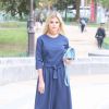 Lala Rudge arrivant au défilé de mode "Mugler", collection prêt-à-porter Printemps-Eté 2017 à Paris, le 1er octobre 2016