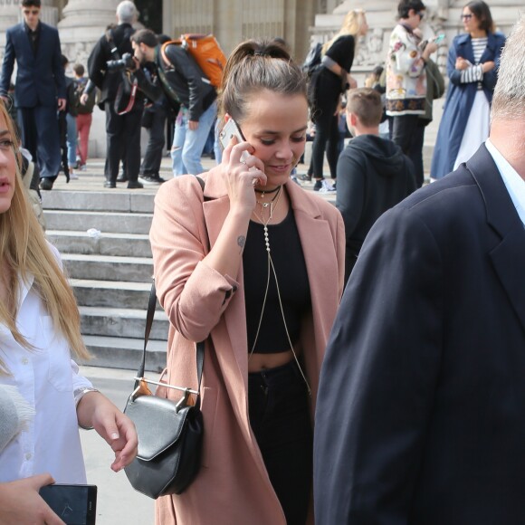 Pauline Ducruet à la sortie du Grand Palais après le défilé de mode Mugler, collection prêt-à-porter Printemps-Eté 2017, lors de la Fashion Week à Paris, le 1er octobre 2016. © CVS/Veeren/Bestimage