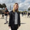 La princesse Alexandra de Hanovre, fille de la princesse Caroline, au Jardin des Tuileries à Paris le 1er octobre 2016 pour le défilé Elie Saab dans le cadre de la Fashion Week printemps-été 2017.