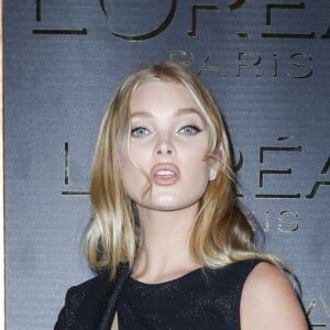 Elsa Hosk - Photocall - Soirée "Gold Obsession" de L'Oréal à la Monnaie de Paris lors de la Fashion Week de Paris, le 2 octobre 2016.