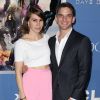 Zosia Mamet et Evan Jonigkeit à la première du film "Days of Future Past" au centre Jacob Javits à New York. Le 10 mai 2014.
