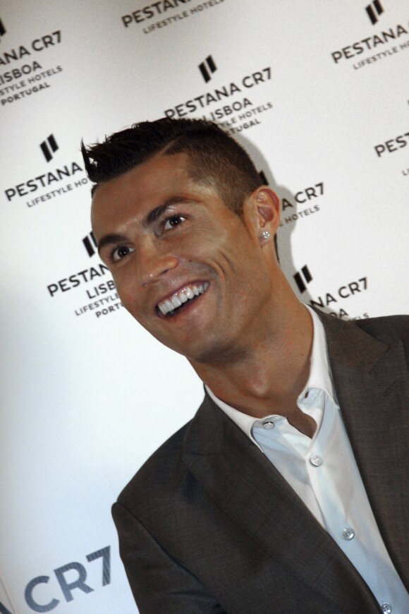 Cristiano Ronaldo lors de l'inauguration de son hôtel Pestana CR7 à Lisbonne le 2 octobre 2016.