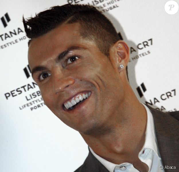 Cristiano Ronaldo lors de l'inauguration de son hôtel Pestana CR7 à Lisbonne le 2 octobre 2016.