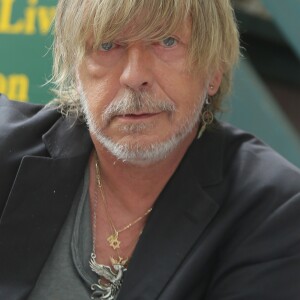 Le chanteur Renaud - 21ème édition de la "Forêt des livres" à Chanceaux-prés-Loches le 28 août 2016. © CVS/Bestimage