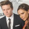 Victoria Beckham et son fils Brooklyn Beckham à la soirée des "Glamour Women Of The Year Awards" à New York, le 9 novembre 2015.